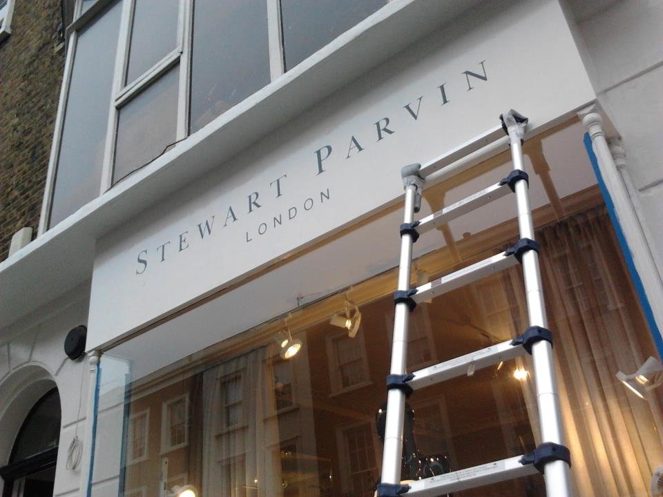 Our Bespoke Roman Letters . NGS Roman Lettering. Traditional sign writers of London NGS Dulwich Margate Chelsea signwriters