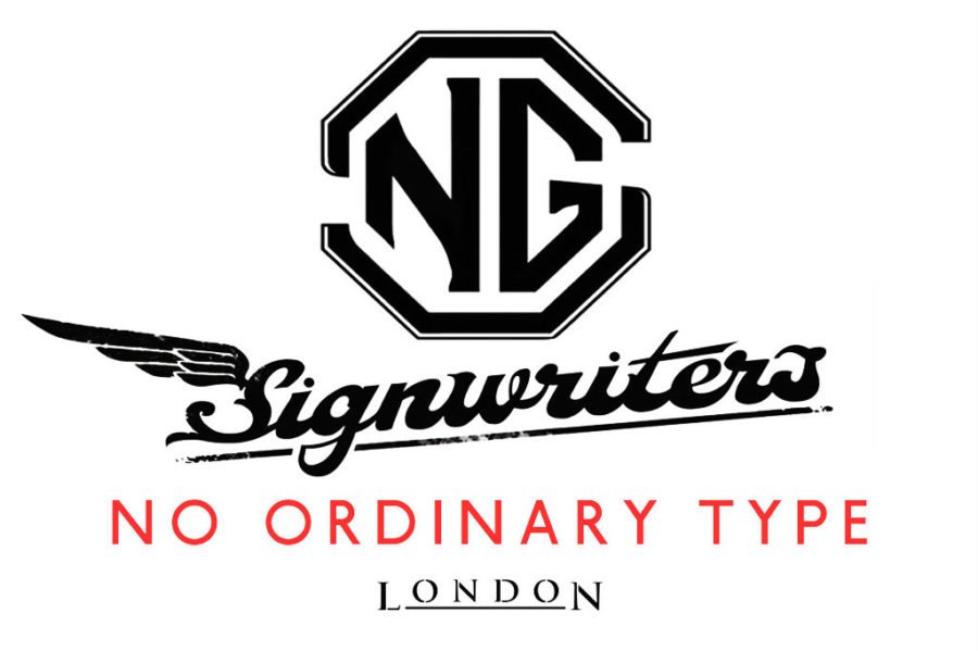 Traditional Sign Writer London NGS, Vintage modern twist NGS signs Painted House numbers names Traditional sign writers of London NGS Dulwich Margate Chelsea signwriters