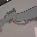 Ted Baker Vintage Ribbon design - Nick Garrett muralis Signwriters