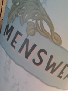 NGS Traditional signwriters London sign gallery Ted Baker –  Nick Garrett