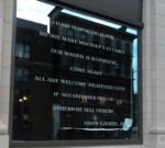 Dishoom window lettering by NGS signwriter