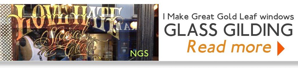 Glass gilding NGS London