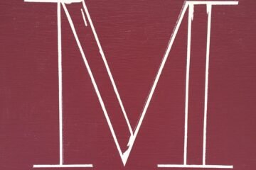 M hand painted by NGS london