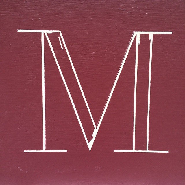 M hand painted by NGS london
