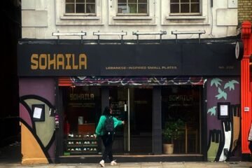 Sohaila Restaurant,Sign writing by NGS Shoreditch