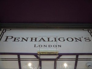 Penhaligon's glass gilding NGS London