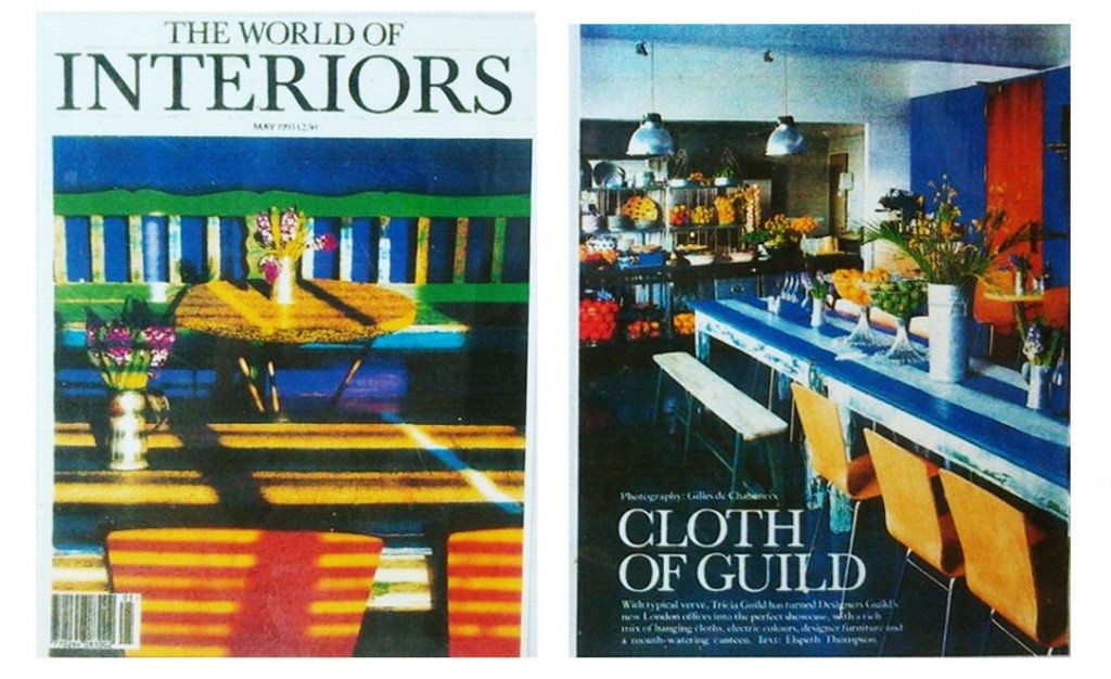 Interiors Mag front cover showing my work June 96 | NGS Sign lettering & writing. TRADITIONAL SIGN WRITER LONDON NEAR ME, NGS SIGN WRITING CENTRAL LDN. Gold House Numbers Nick Garrett Seraina Baumgartner