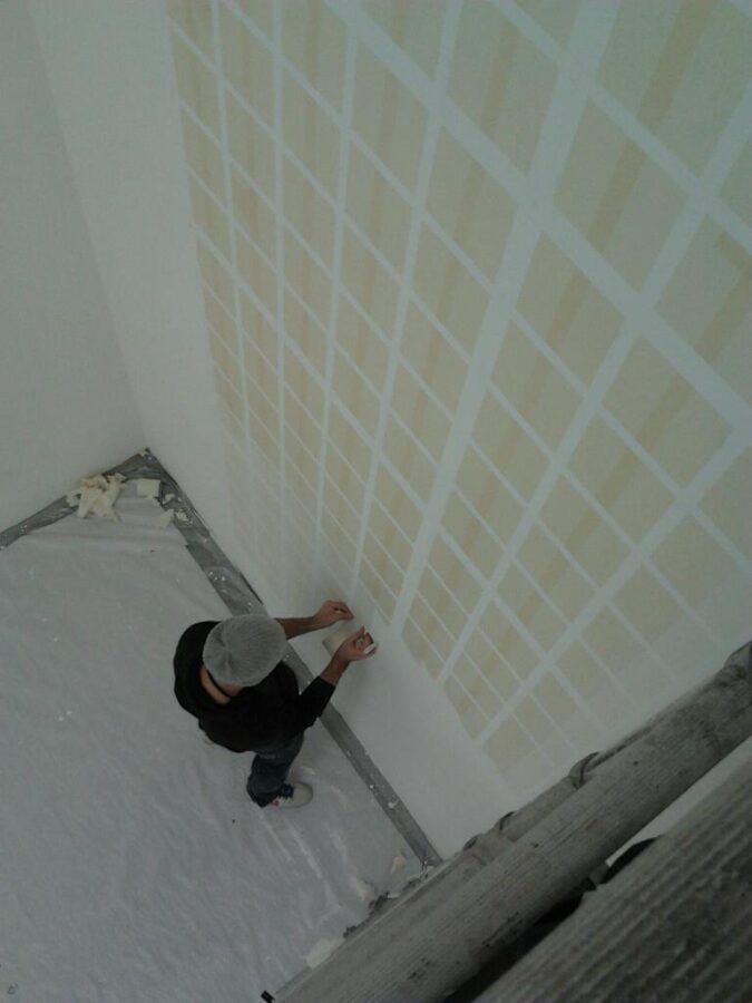 Damien Hirst Retrospective NGS signs writing