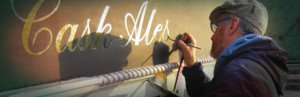 Pub Script cursive lettering Signs NGS signwriting London