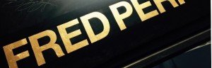 Fred Perry London's Gold Shop Signs by NGS London
