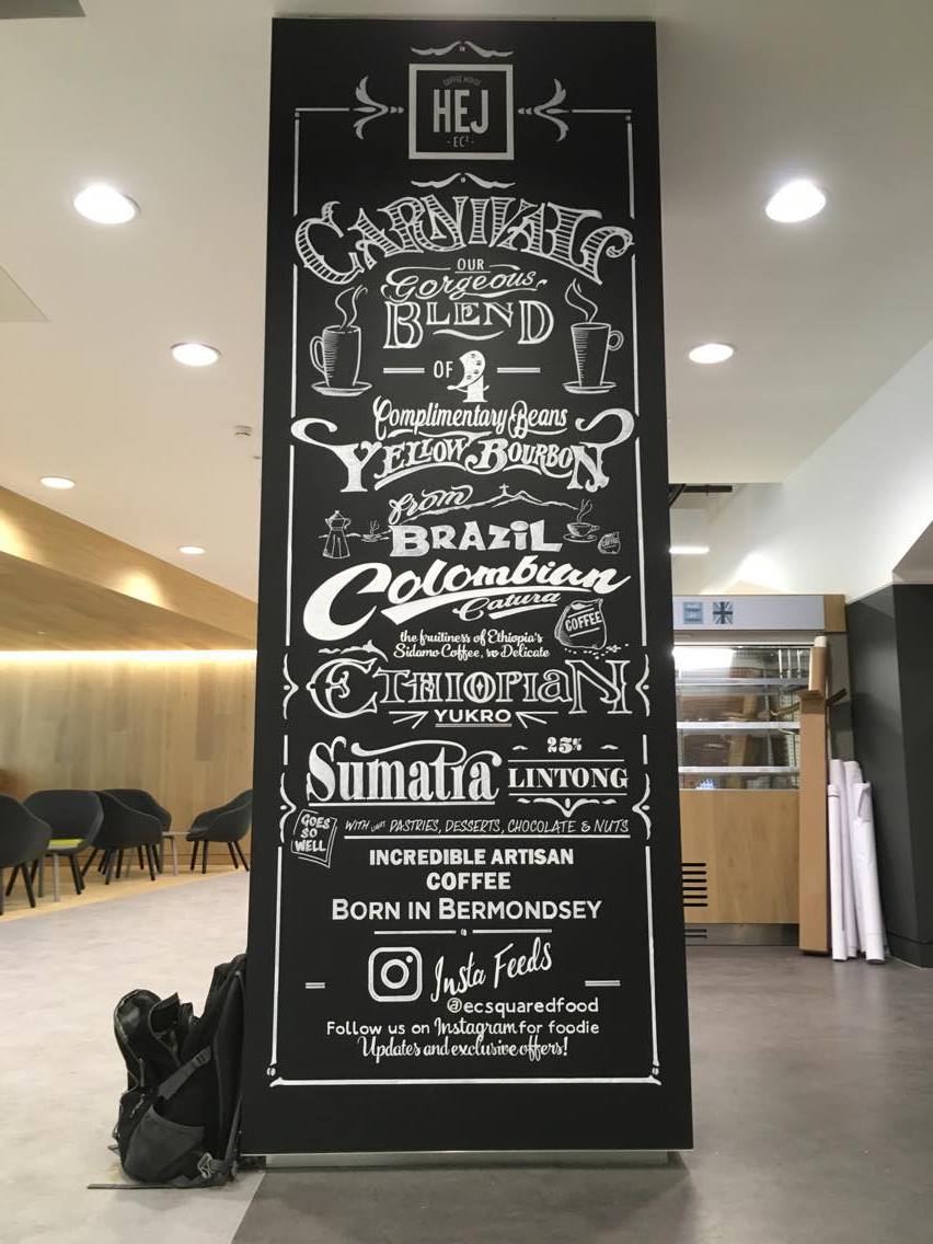 Office walls signs, missions, names, Display Graphics, Murals, Traditional sign writers of London NGS Dulwich, Margate, Chelsea, signwriters