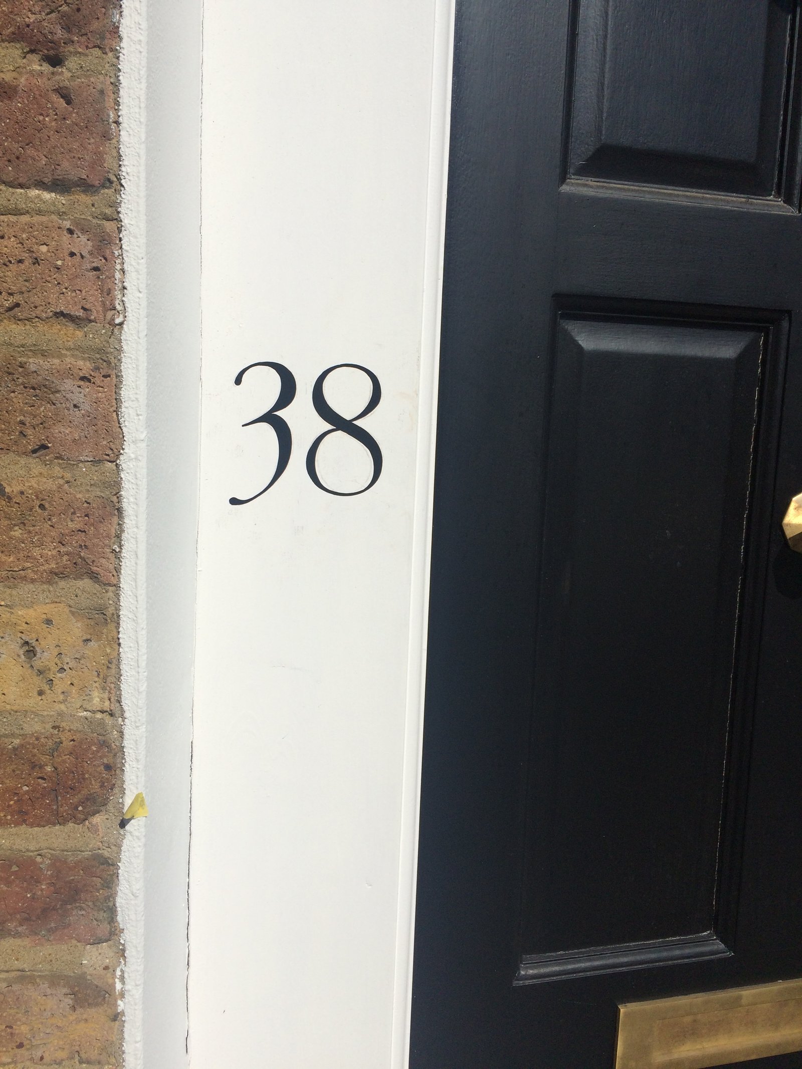 Pillar numeral; Chelsea by NGS signs