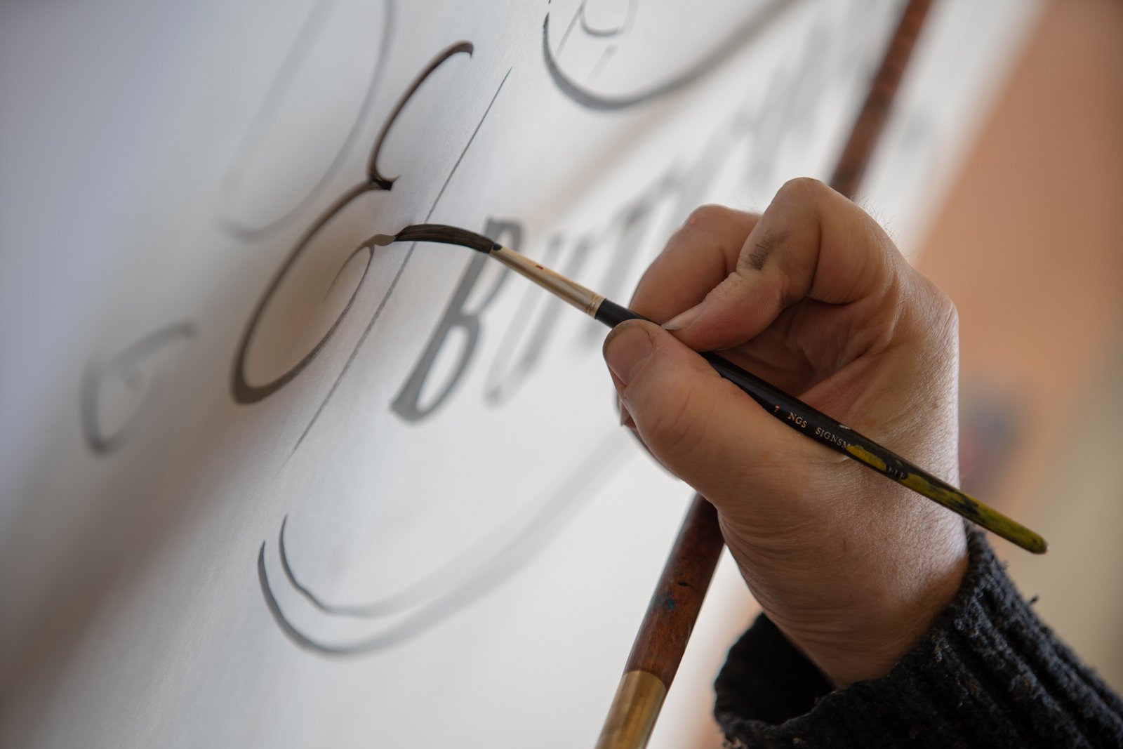 NGS Sign writing London, By Hand, Traditional