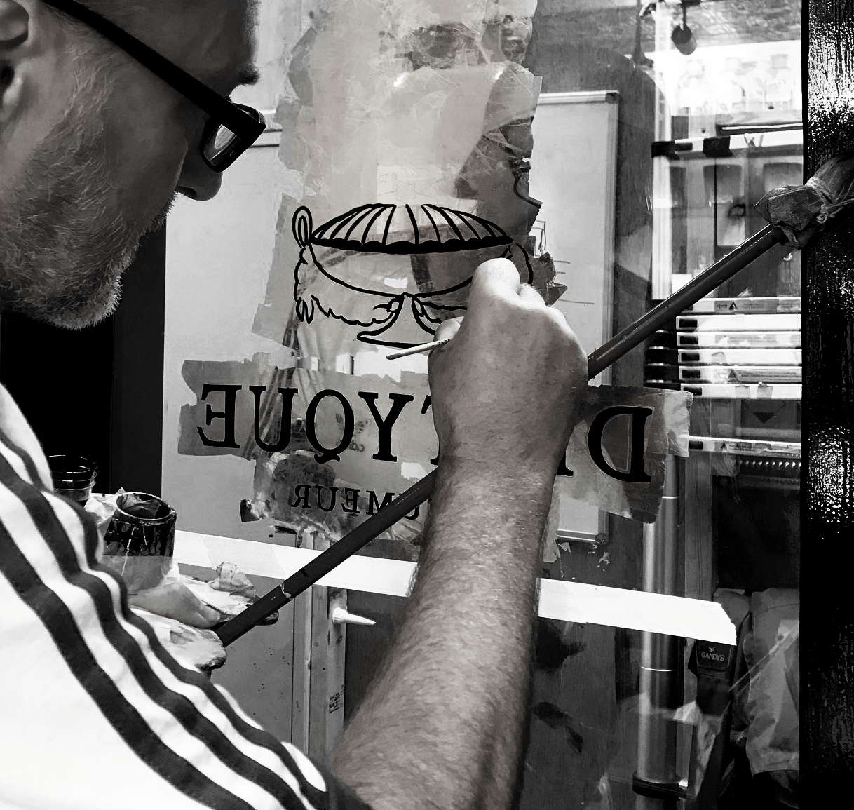 Diptyque Covent Garden signwriters NGS Signwriting London-Margate