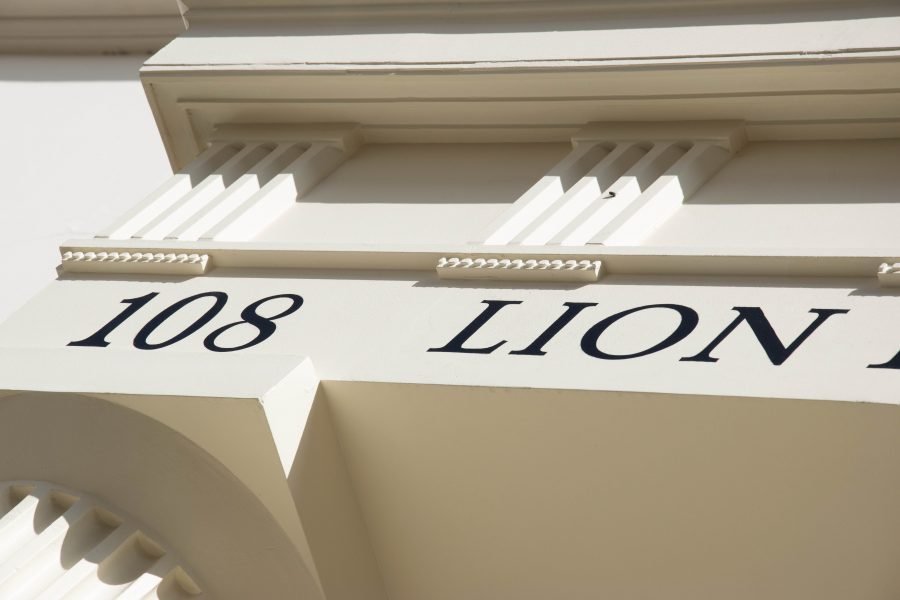 NGS Painted House numbers names Traditional sign writers of London NGS Dulwich Margate Chelsea signwriters