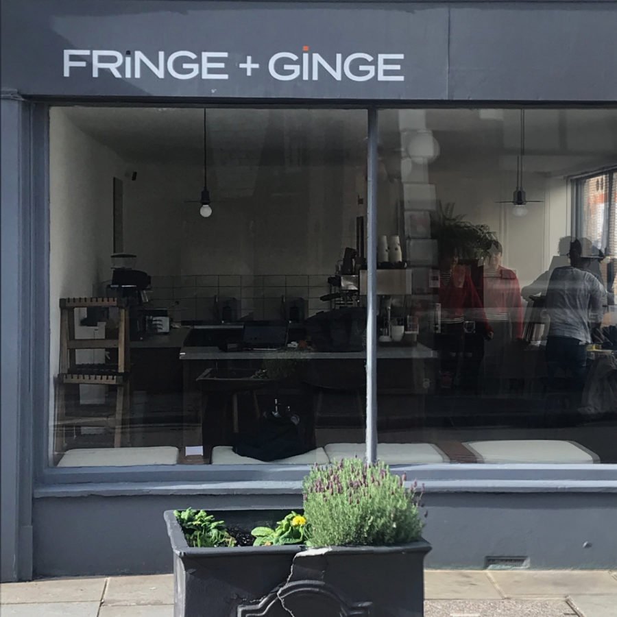 Cafe shop bespoke sign writer nick garrett