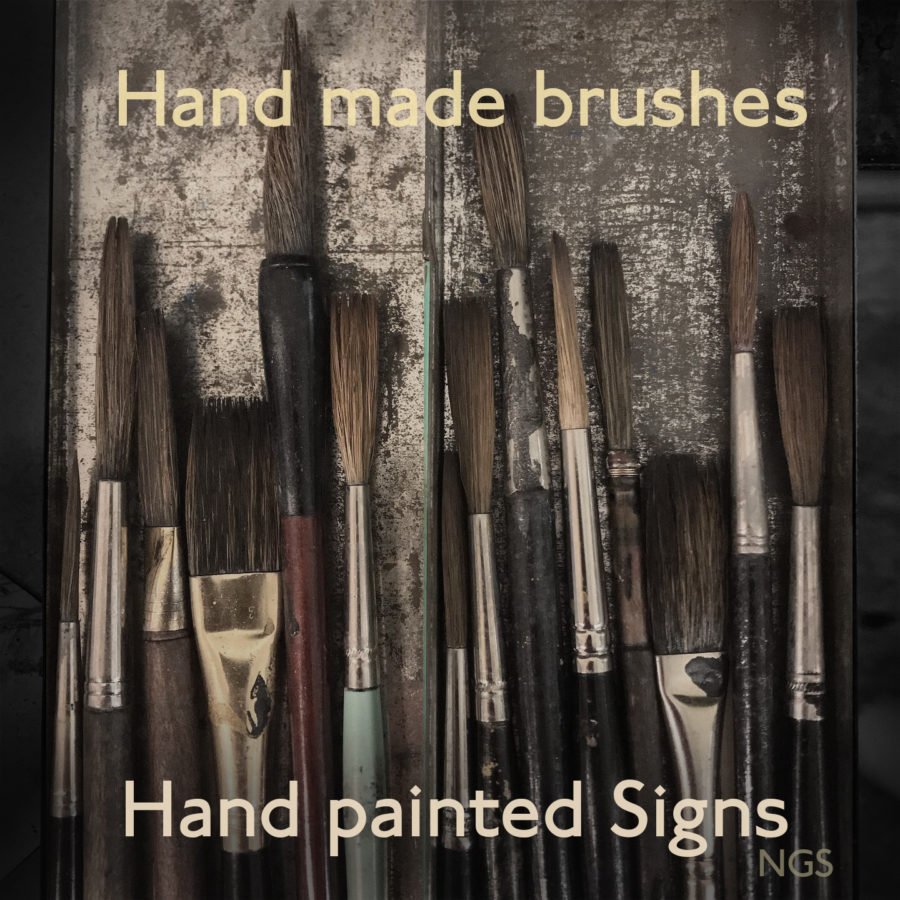 NGS Painted House numbers names Traditional sign writers of London NGS Dulwich Margate Chelsea signwriters