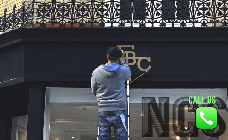 (Rock n Roll) GOLD Leaf Sign writing London NGS Dulwich Margate Chelsea signwriters