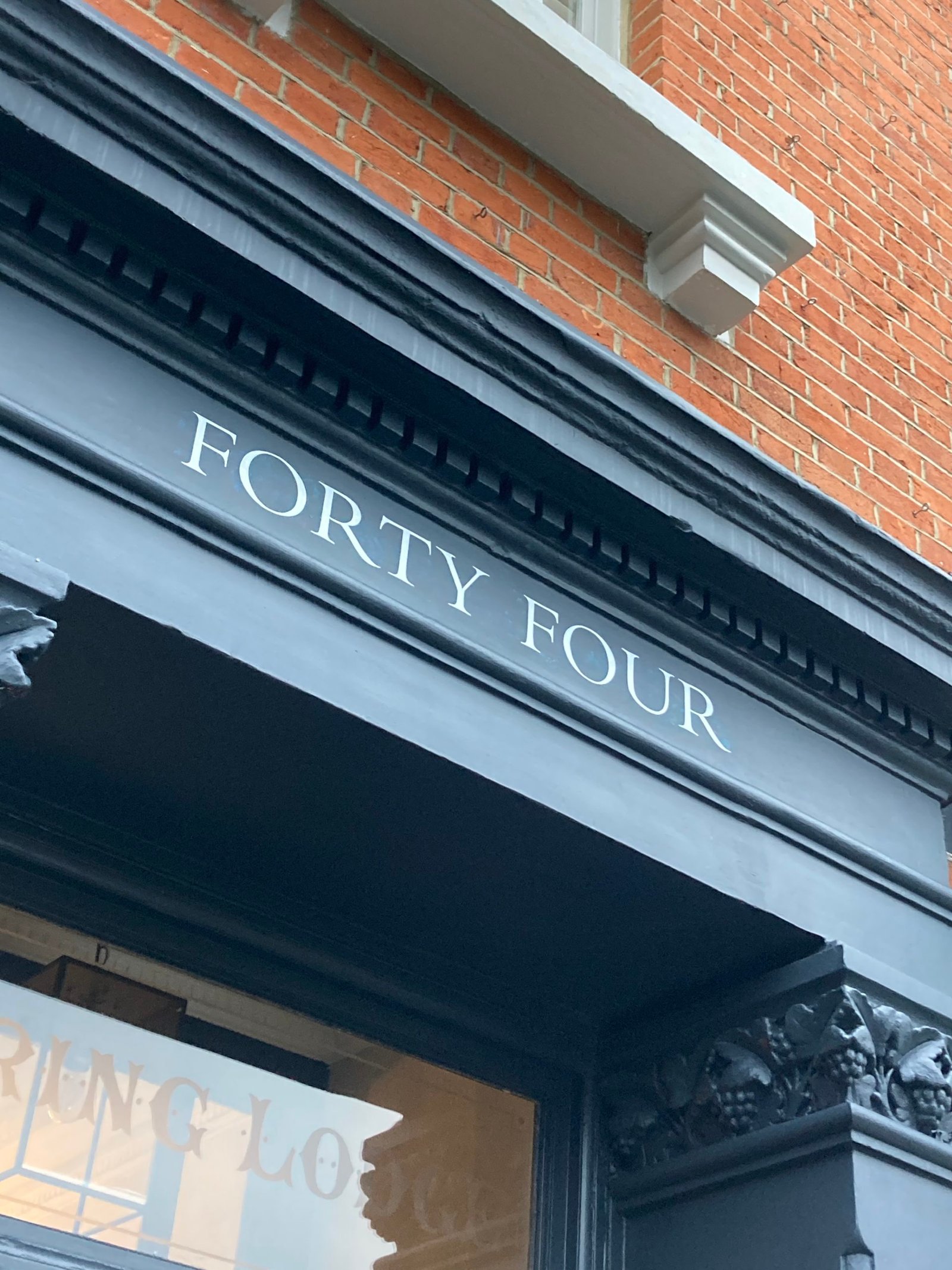 NGS Painted House numbers names Traditional sign writers of London NGS Dulwich Margate Chelsea signwriters