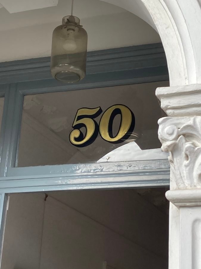 NGS Painted House numbers names Traditional sign writers of London NGS Dulwich Margate Chelsea signwriters