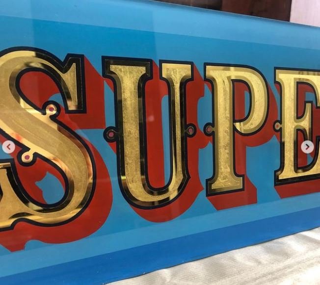 NGS Painted House numbers names Traditional sign writers of London NGS Dulwich Margate Chelsea signwriters