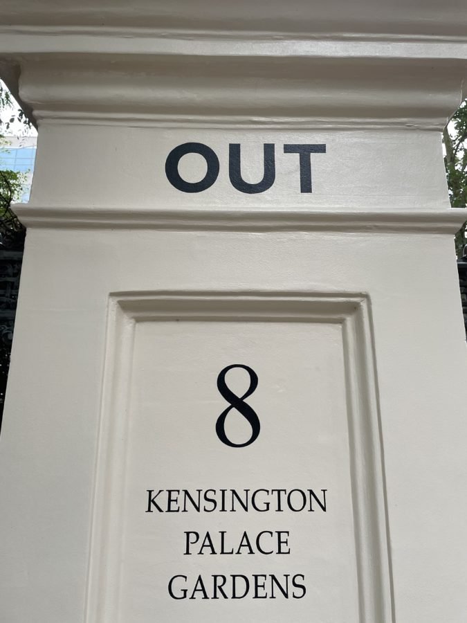 NGS Painted House numbers names Traditional sign writers of London NGS Dulwich Margate Chelsea signwriters