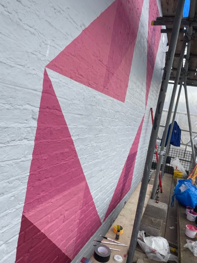 Mural paintinng NGS London Signwriters Street artists