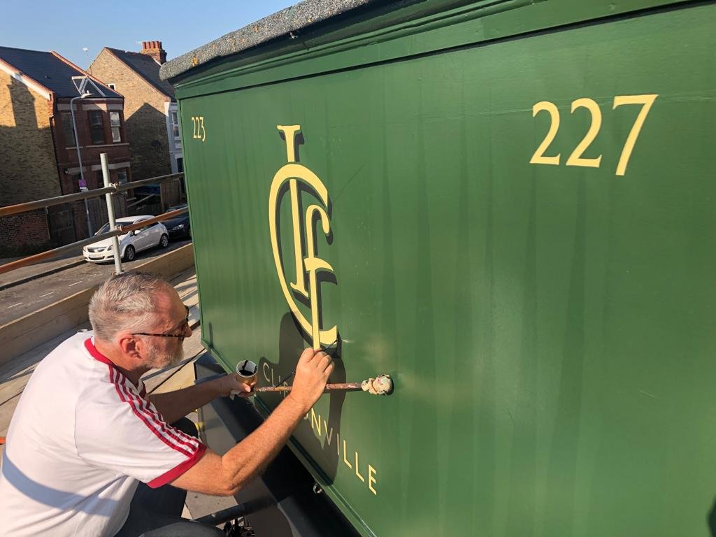 NGS Thanet Whitstable Canterbury Margate sign writer Painted House numbers names Traditional sign writers of London NGS Dulwich Margate Chelsea signwriters