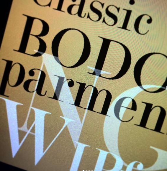 MyFont design NGS Bodoni Parmense Bespoke 003 revival Fonts