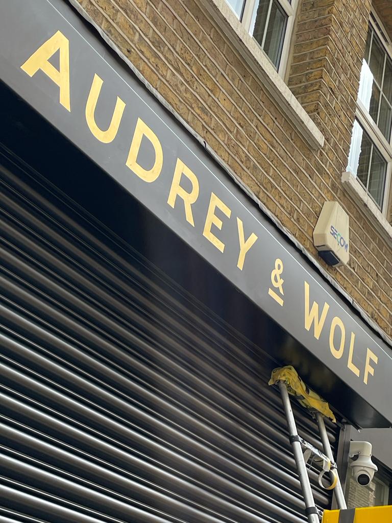 Gold leaf london signwriting