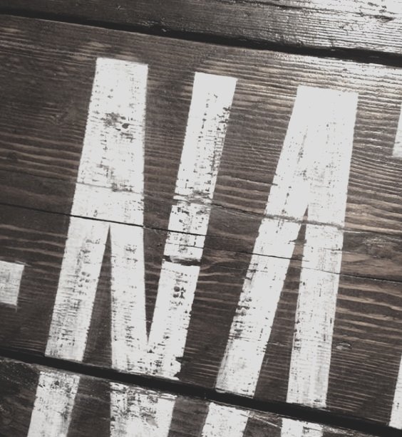 NGS Urban distressed sign writing London Shoreditch 
