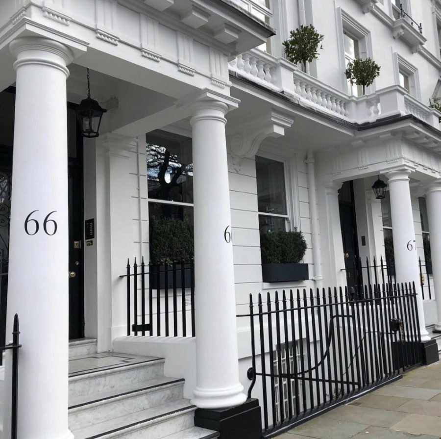 NGS Painted House numbers names Traditional sign writers of London NGS Dulwich Margate Chelsea signwriters