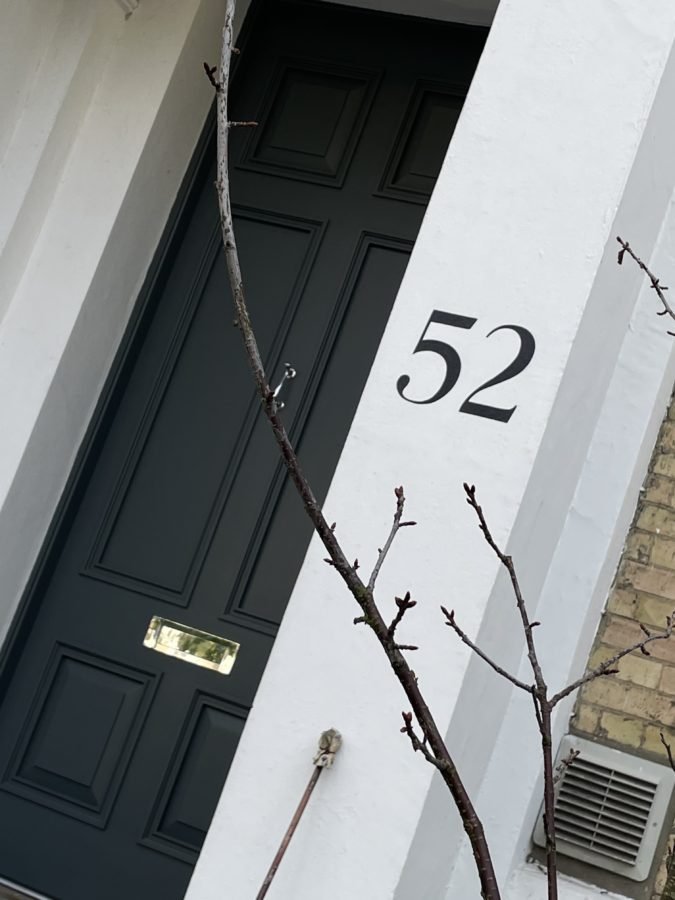 NGS Painted House numbers names Traditional sign writers of London NGS Dulwich Margate Chelsea signwriters