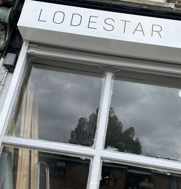 Stencilled letters murals architectural interior walls Nick Garrett sign writer London