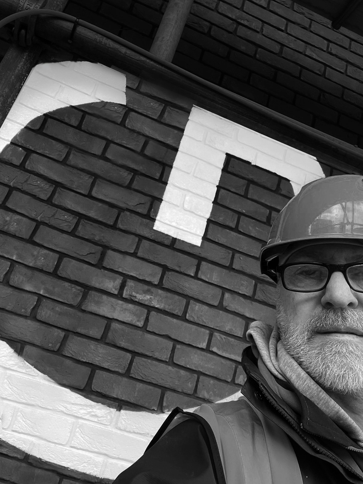 6 Gallions Huge hand painted Lettering sign writing mural by NGS Signwriters