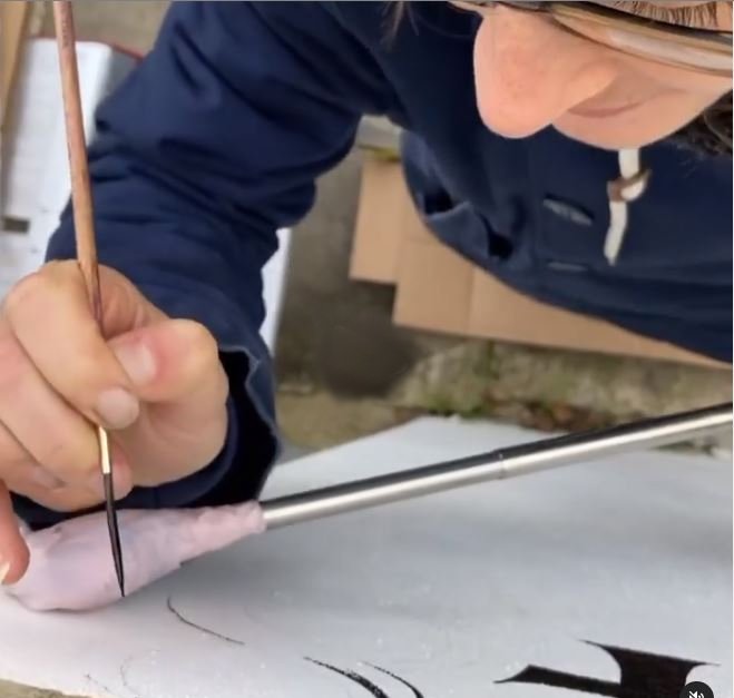 Traditional Hand Painted Signs. NGS Painted House numbers names Traditional sign writers of London NGS Dulwich Margate Chelsea signwriters