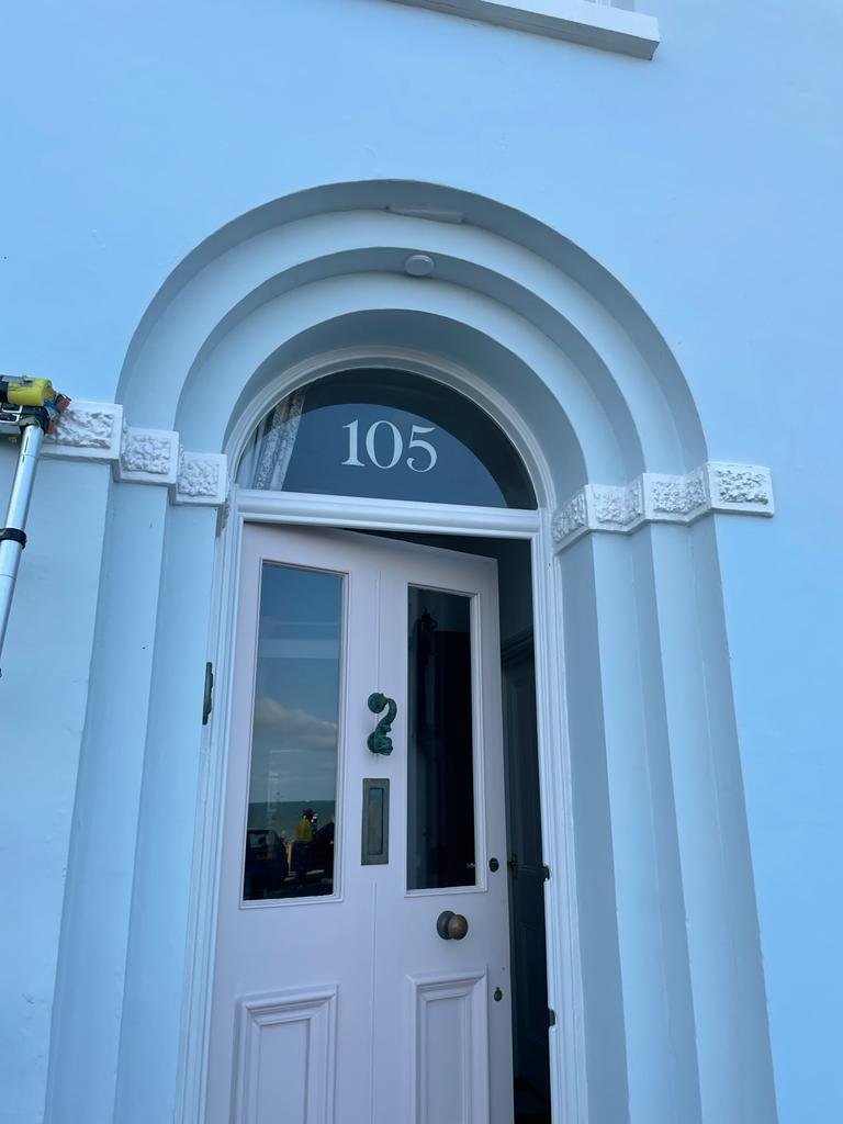 In context here, the Captain's House on the Deal seafront in Kent, London Signs, featuring a 'swash' top-and-tail detail added to the '5'. , NGS Painted House numbers names Traditional sign writers of London NGS Dulwich Margate, 51.49456765499576, -0.17415278042634838, Chelsea, Fulham road Signwriter, 51.513286138657314, -0.13605138048658413 painted shop signs Soho 51.52381789141246, -0.0772289866369295, Notting hill, Shoreditch signs, City of London, Hatton Garden, Canary Wharf, Clapham, Seraina, Nick Garrett signage, Wayfinding signs, hand painted Balfron Towers, Chelsea signwriters, Poplar, St. James's lettering artists, NGS Painted gold House ,numbers names Traditional sign writers of London NGS, Dulwich Margate, Chelsea, signwriters, NGS Painted gold House numbers names, Traditional sign writers of London NGS, Dulwich, Margate, Chelsea, signwriters, NGS Painted House numbers names Traditional sign writers of London NGS Dulwich Margate, 51.49456765499576, -0.17415278042634838, Chelsea, Trajan, Baskerville, Garamond Lettering, Fulham road Signwriter, 51.513286138657314, -0.13605138048658413 painted shop signs Soho Brand Designers, 51.52381789141246, -0.0772289866369295, Notting hill, Shoreditch signs, Yep that is the sea in the reflection!