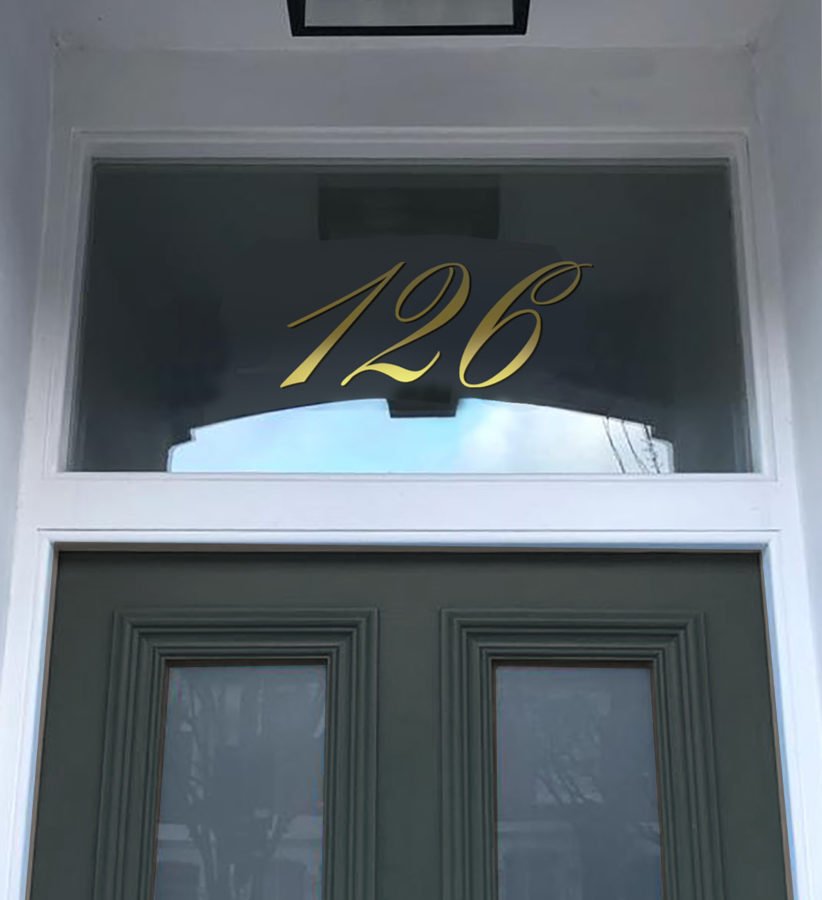 NGS Painted House numbers names Traditional sign writers of London NGS Dulwich Margate Chelsea signwriters