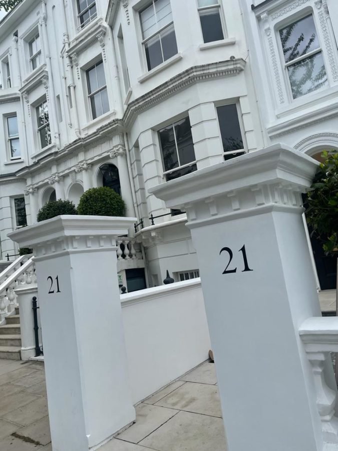 NGS Painted House numbers names Traditional sign writers of London NGS Dulwich Margate Chelsea signwriters