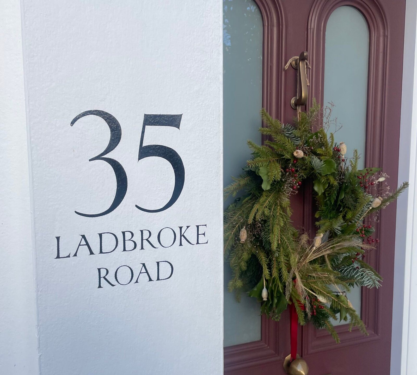 Traditional sign writing London, London House Numbers