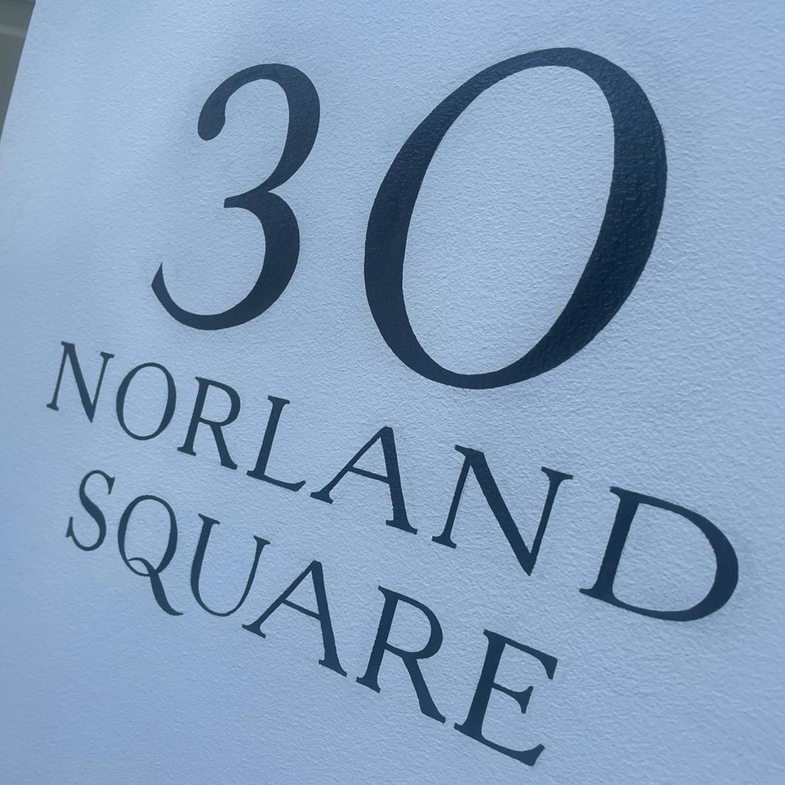 Signs for the London Home numbers & names