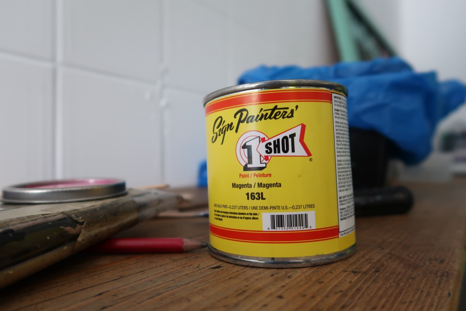 Making London Beautiful - with Traditional hand painted signs.. Hand painted signs start with best Sign writing enamel