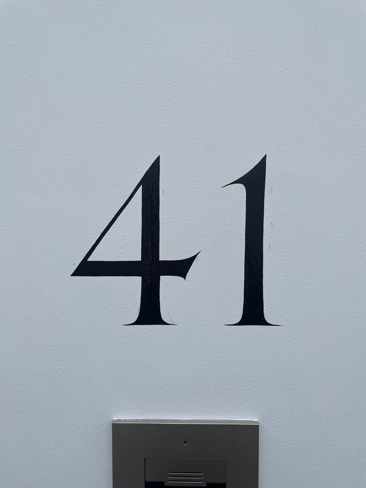 Victorian House Numbers London Sign Writer Nick Garrett Seraina Baumgartner NGS