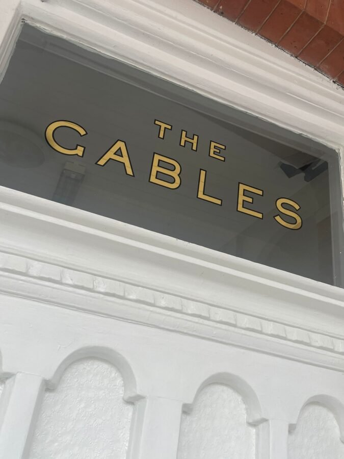 Gold House Numbers London Sign Writer Nick Garrett Seraina Baumgartner NGS