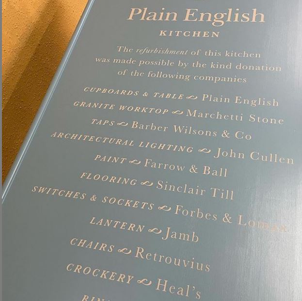 Plain English sign panel NGS