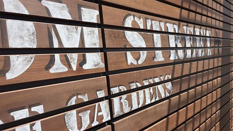 Ghost signage Nick the bespoke signwriter UK painting sign in hometown Brixton 072