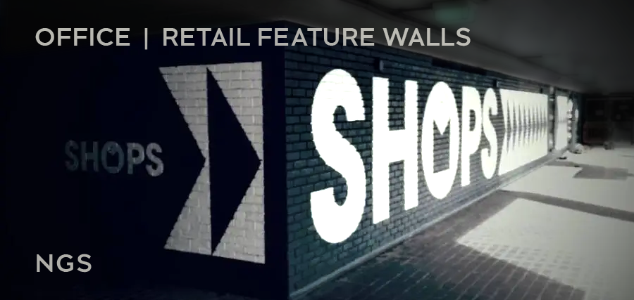 Shopping Mall, Gym sign writing murals