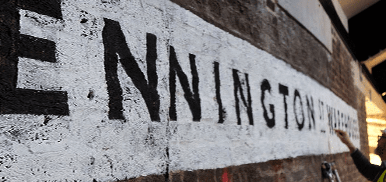 Painted Urban City Type+Textures: NGS Signs, Best Wayfinding & Office Sign Creatives 