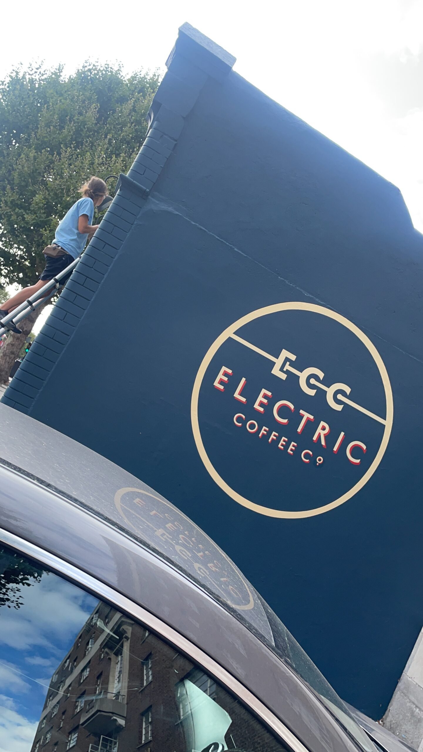 ECC cafe coffee house signage NGS Chiswick