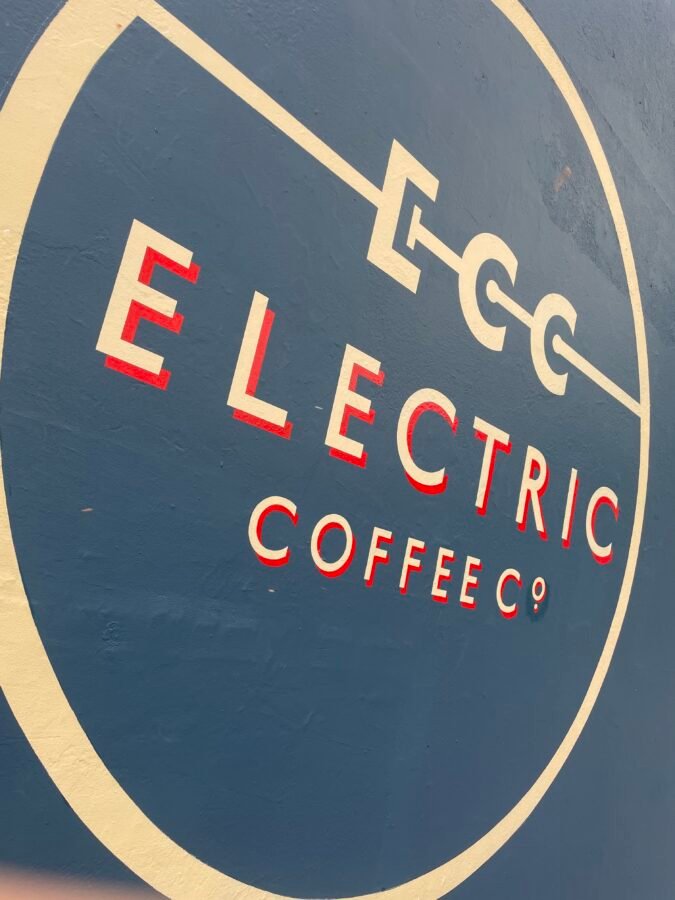 ECC cafe coffee house signage NGS Chiswick